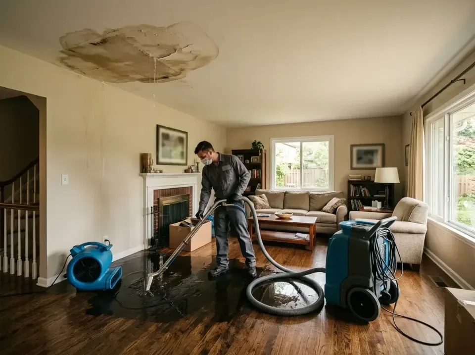attic-pipe-burst-ceiling-drip-008 — frequently asked questions, Water Damage Restoration & Carpet Care in Grosse Pointe, MI